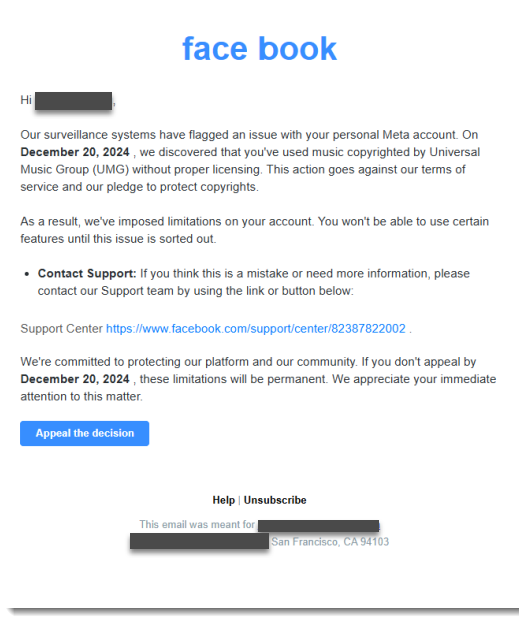 Fake E-Mail