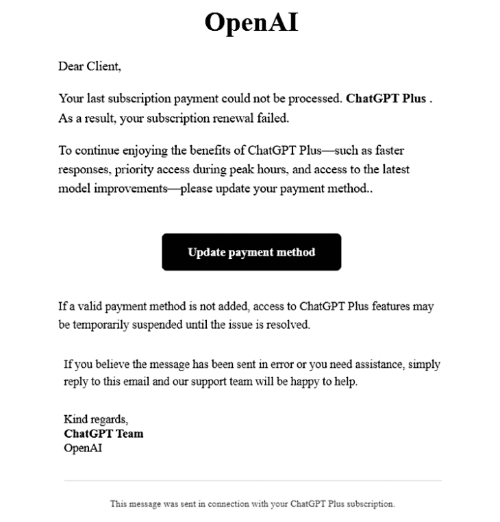 ChatGPT Phishing Köder