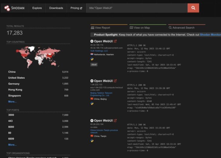Shodan-Abfrage