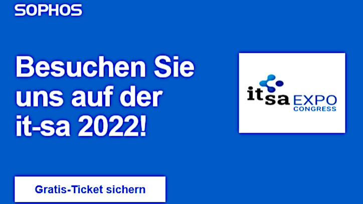 Sophos auf der it-sa 2022 in Nürnberg